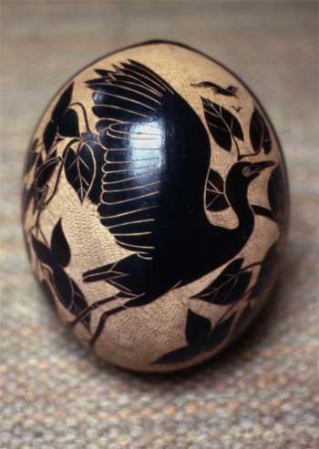 Carved gourd